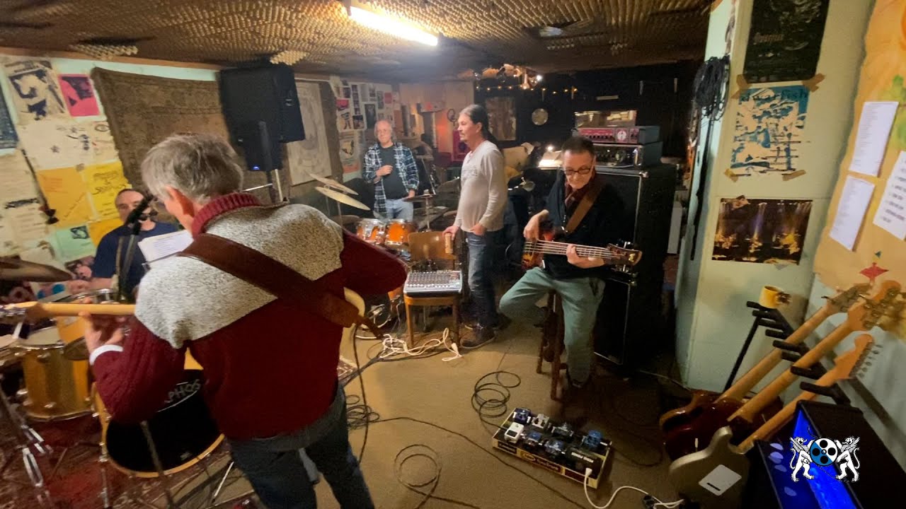 Die Z&uuml;rcher Rockband Sisyphos im Oerliker &Uuml;bungsraum