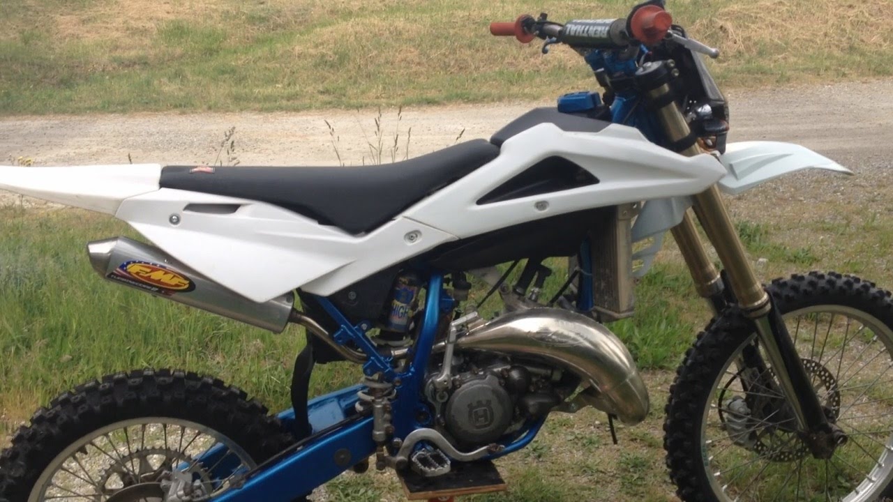 Restyling Husqvarna WR 125 2006 & Sound Test
