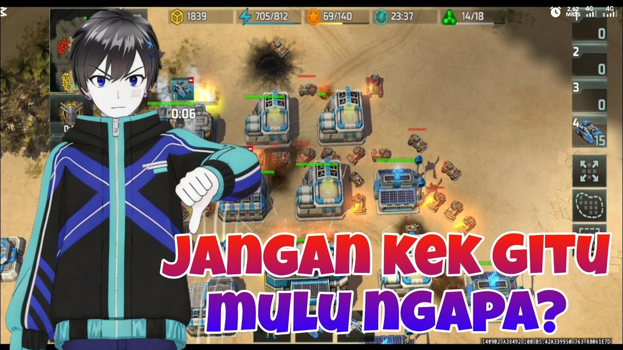 Main lagi mode 2v2 tapi di rush mulu hadeh ( Art of war 3 Indonesia) 