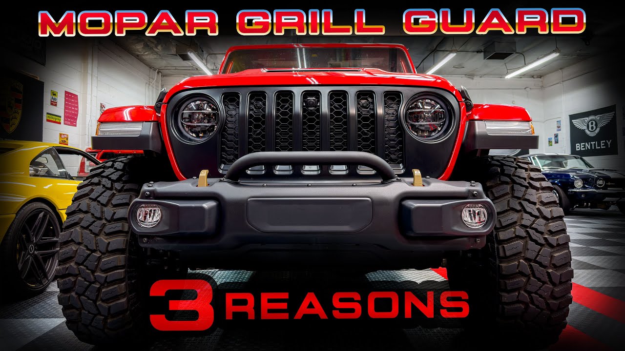 3 Reasons to Buy the Mopar Grill Guard for your Jeep + INSTALL!