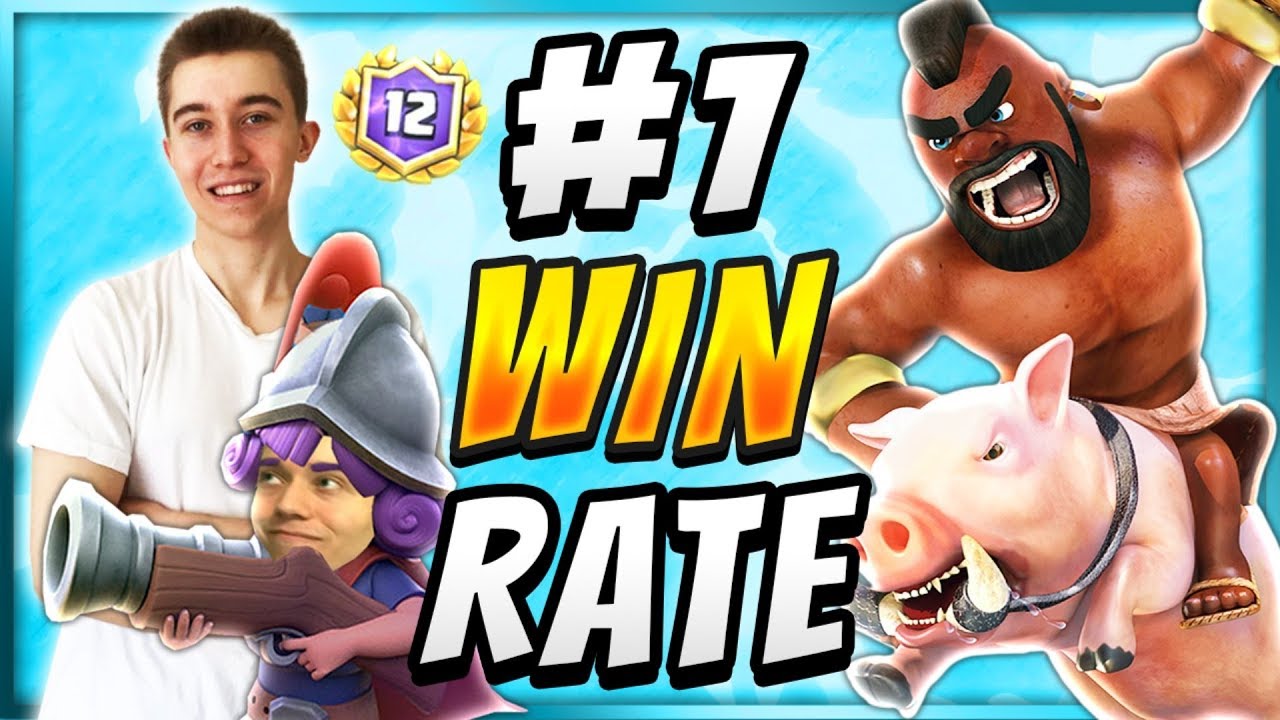 NEW META HOG RIDER DECK! #1 Win Rate Deck — Clash Royale
