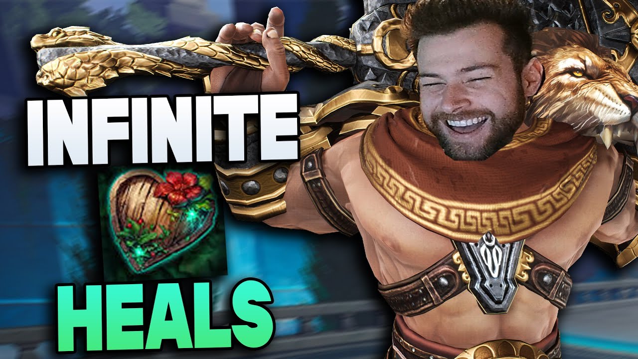 TRIPLE HEAL HERCULES LITERALY MADE ME UNTOUCHABLE LMAO - SMITE 2 Duel Gameplay