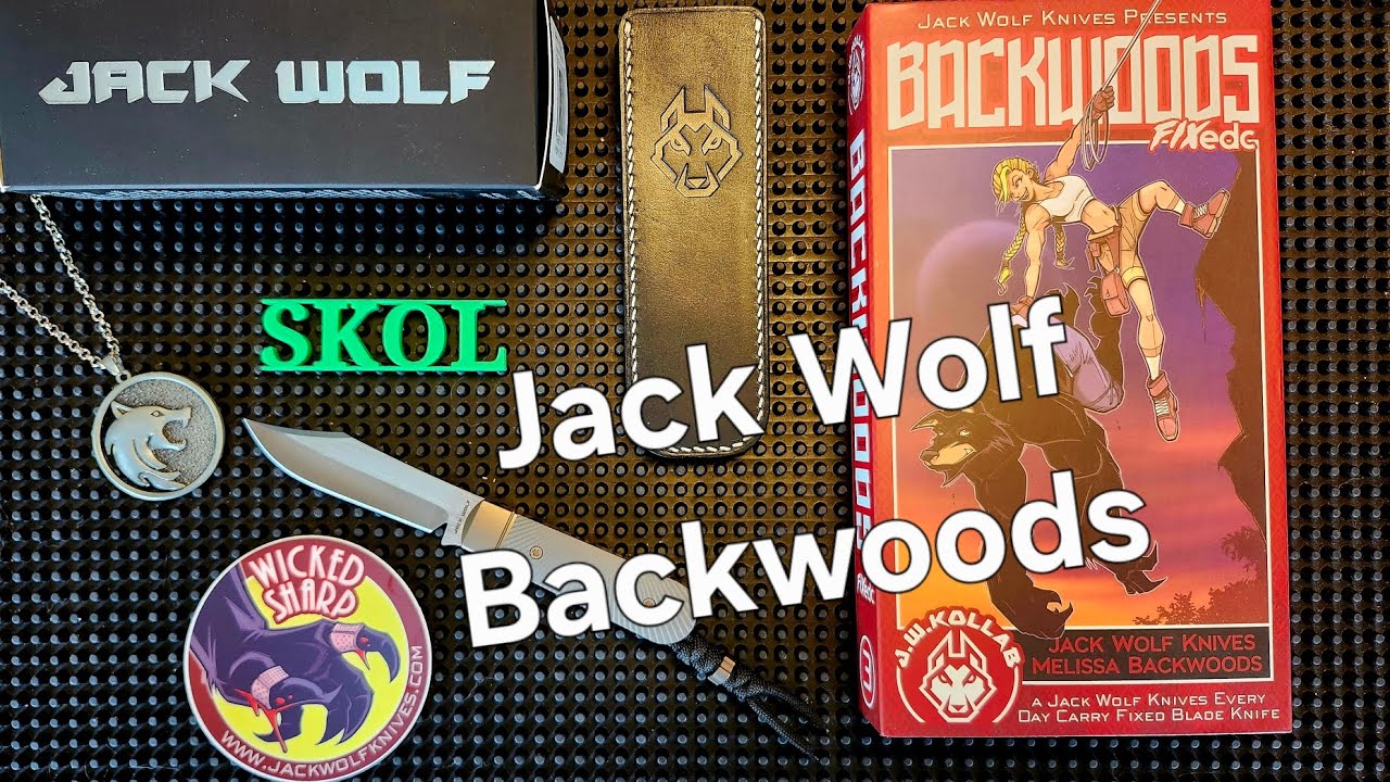 Jack Wolf Knives (JWK) Backwoods FixEDC Review, Kollab with Melissa Backwoods 