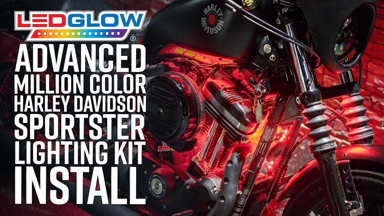 LEDGlow | How to Install Advanced Million Color Harley Davidson Sportster LED Lights