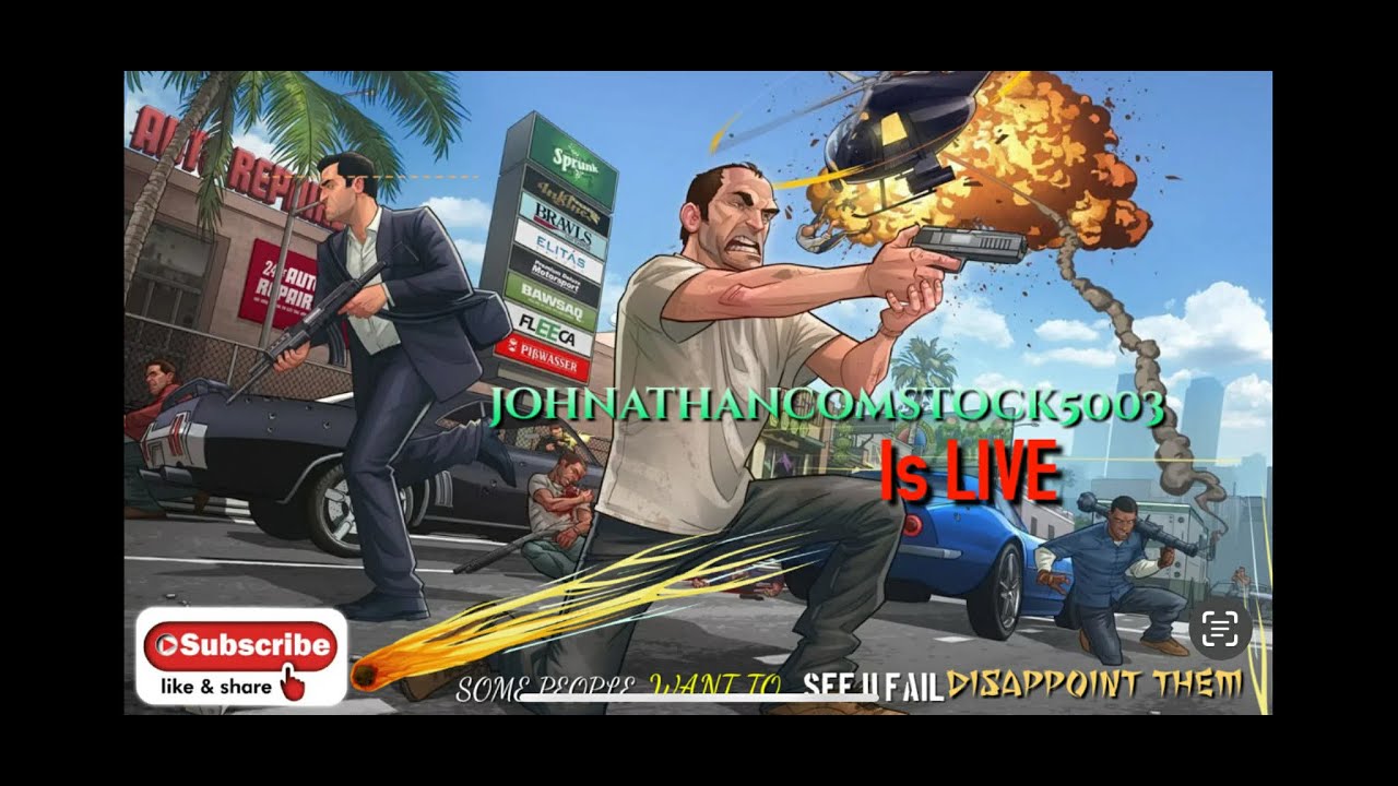 GTA V live stream- chaos in los santos!