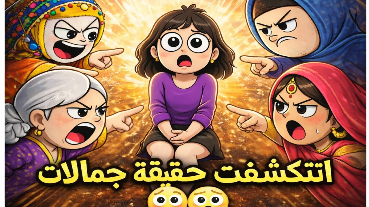 مسلسل الزواج الصعيد (23)حقيقة جمالات انكشفت😳😯#اكسبلور #انميشن_عربي #حموكشة_الاصلي #ماشاوالدب #كوميدي