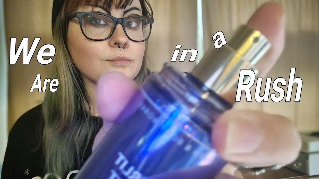 ASMR - WE ARE IN A RUSH‼️ Getting you ready so fast 🐦‍⬛📏 Chaotic & Nonsensical