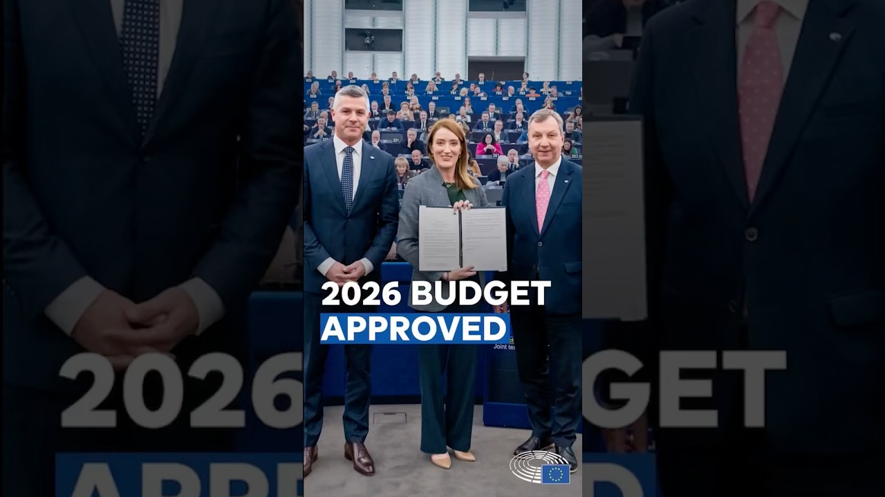 Parliament has approved the 2026 EU budget