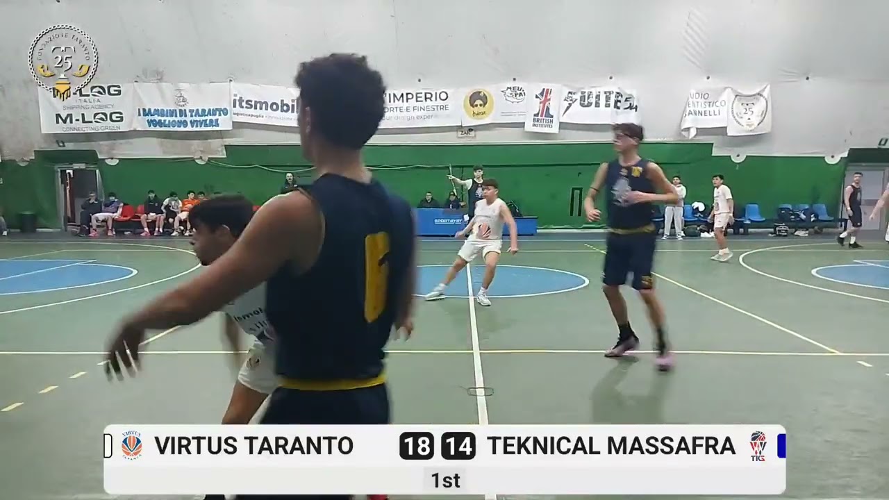 Virtus Taranto 🆚 Teknical Massafra - Under 19 Regionale Coppa Puglia (gara di andata) del 10/03/2026
