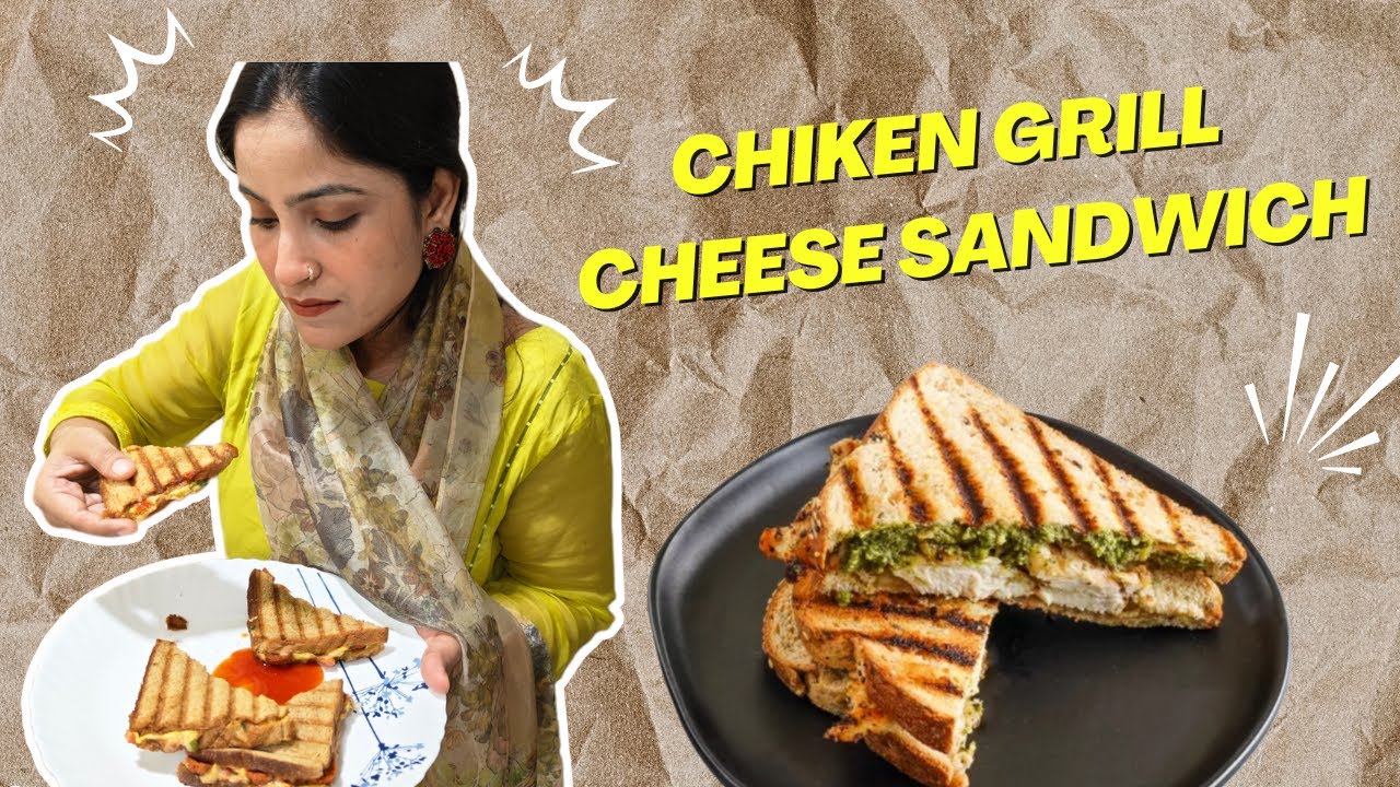 Chicken cheese grill sandwich 🥪🥪🥪😋😋/easy sandwich recipe/sandwich banane ka aasan tarika/1616