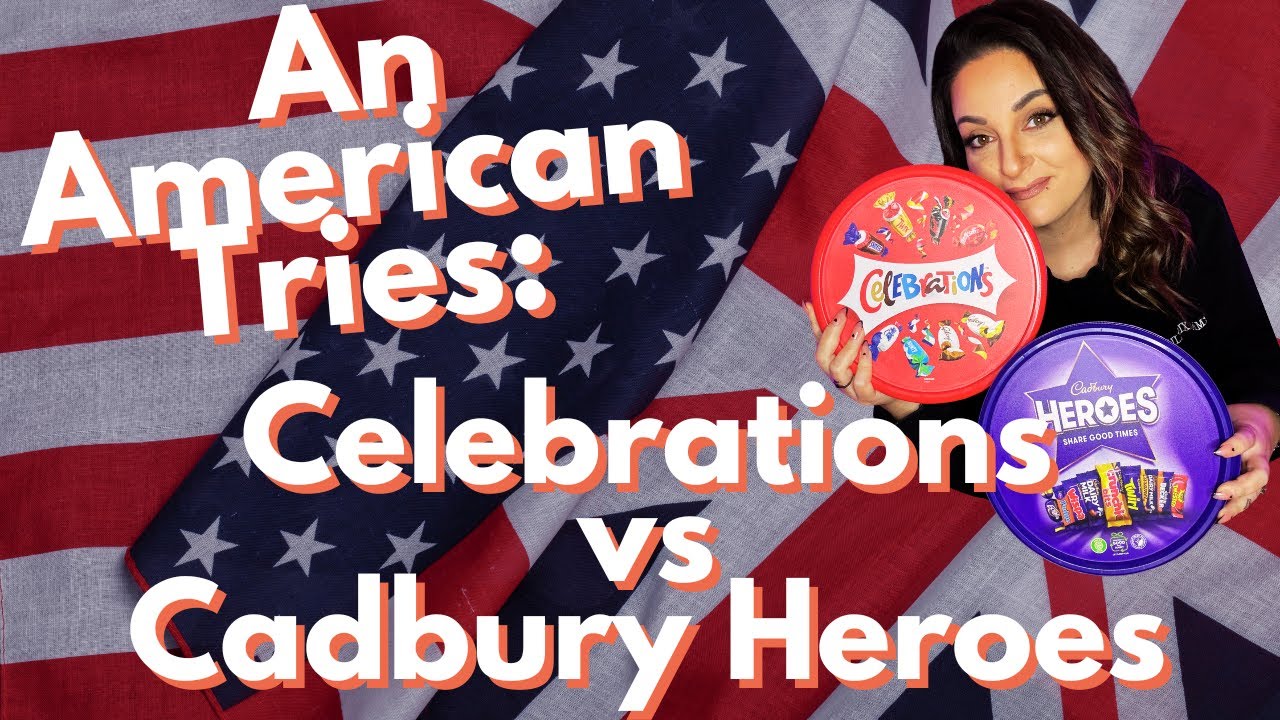 An American Tries Cadbury Heroes vs Mars Celebrations