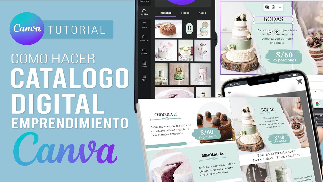 Como hacer un CATALOGO DIGITAL en CANVA 2023.