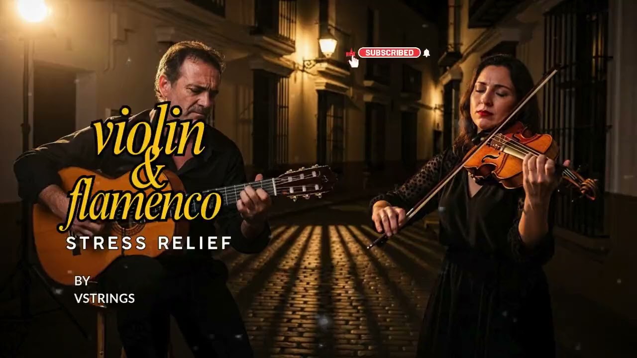 Emotional Flamenco Guitar & Violin 🔥 Andalusian Instrumental for Stress Relief