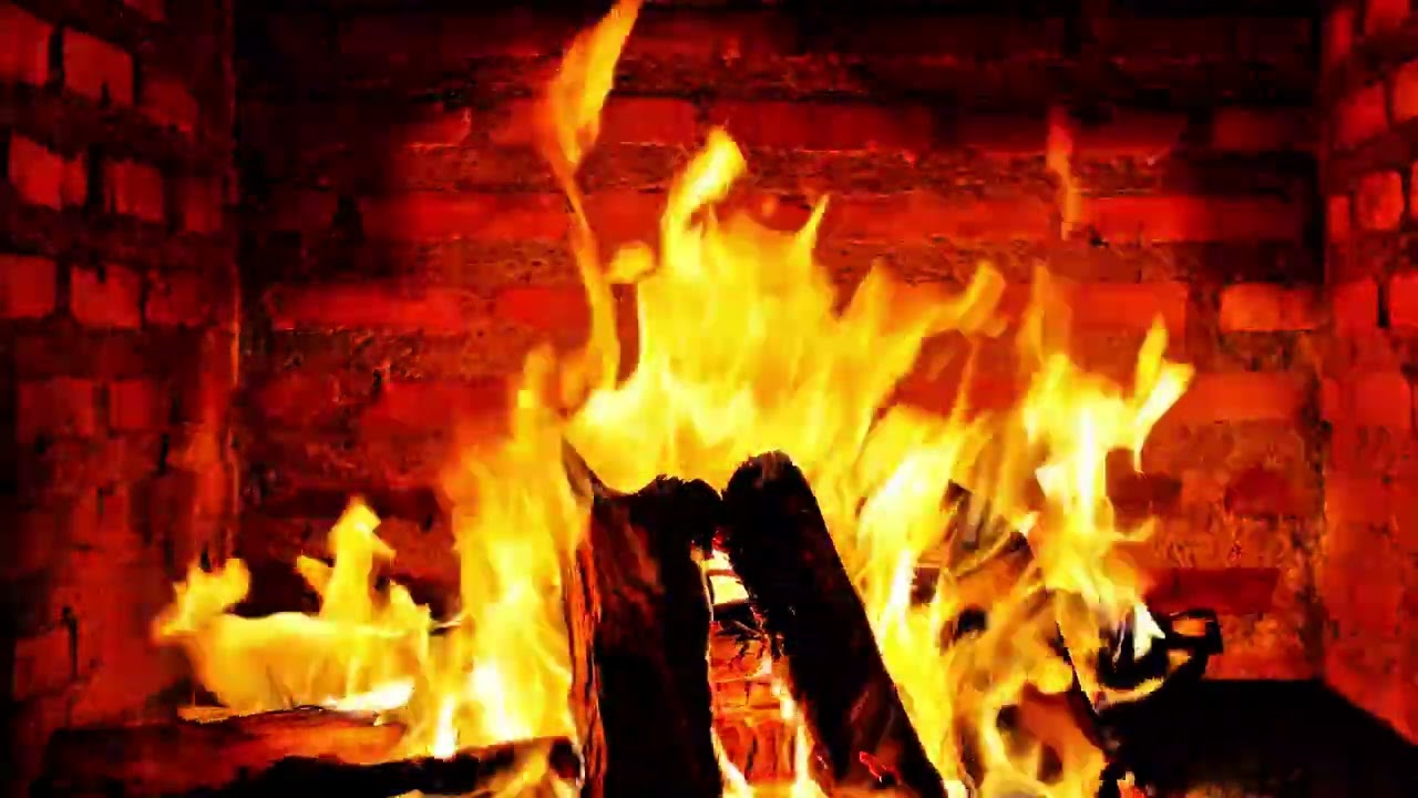 Calming Fireplace Glow for Night Meditation and Deep Rest 🔥🧘