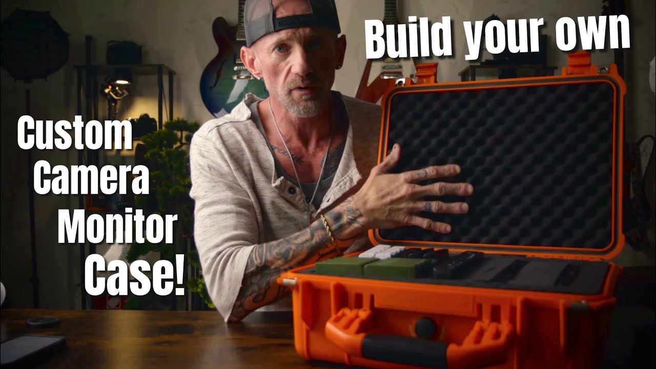 How I made my Custom made hard case for all my Camera monitors! Waterproof and secure!