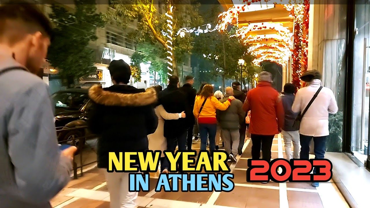 New Year in Athens 2023|ATHENS -GREECE