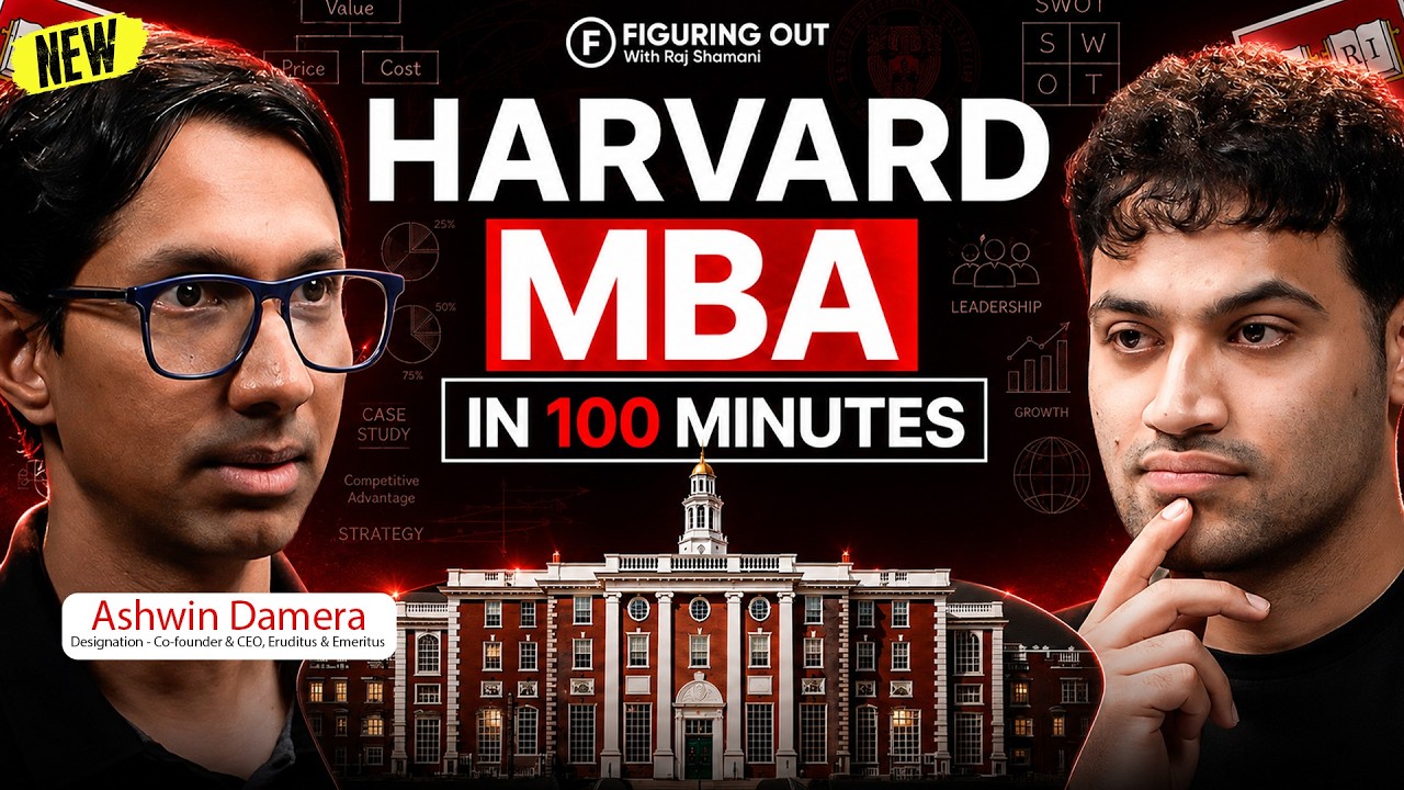 MBA Гарварда за 100 минут: карьерный рост, рабочие инструменты, деньги и навыки | Ашвин | FO522 Р...