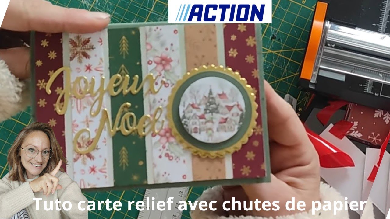 Scrapbook card tutorial #scrapbooking #christmas #diy #scrapbooking #christmas