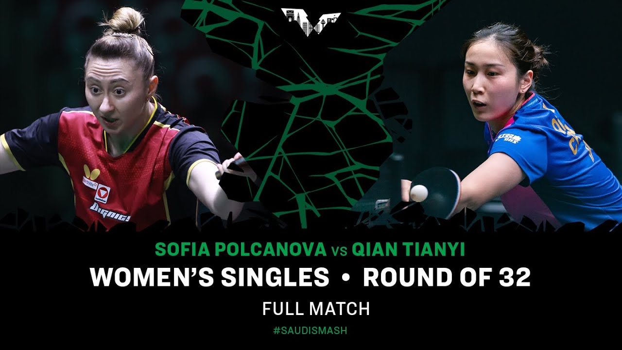 FULL MATCH | Sofia Polcanova vs Qian Tianyi | WS R32 | #SaudiSmash 2024