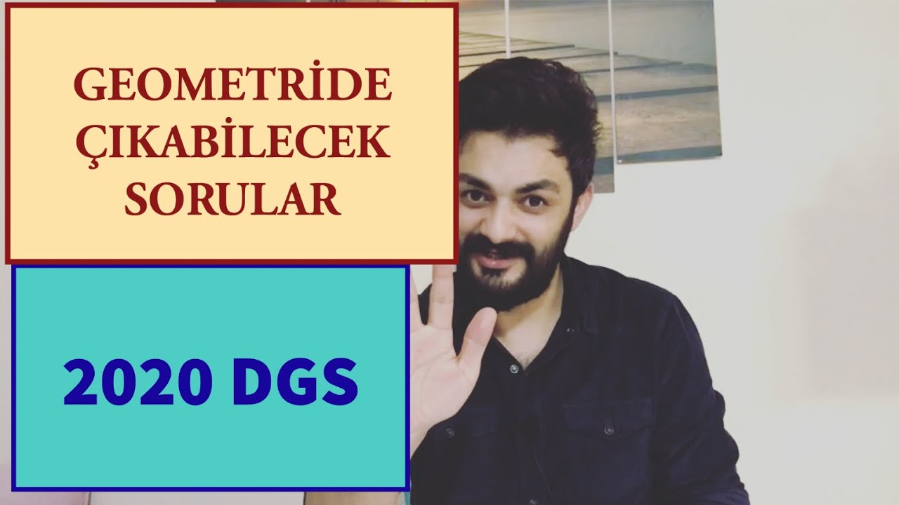 2020 DGS DE &Ccedil;IKABİLECEK GEOMETRİ SORULARI ( D&Ouml;RTGENLER ) #2020DGS #DGS #DGSGEOMETRİ