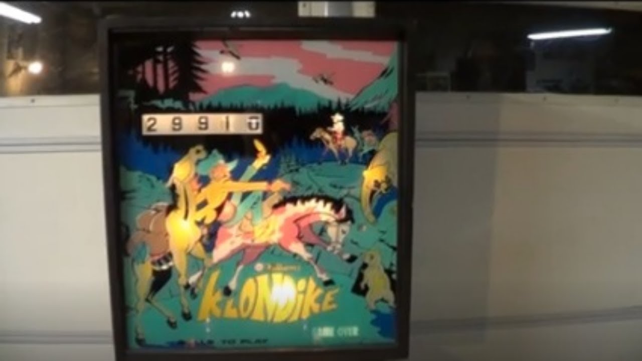 KLONDIKE PINBALL MACHINE - BY WILLIAMS 1971