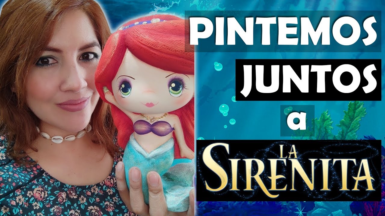 ¡PINTANDO A LA SIRENITA! ❤️ DIY Pintura en Cerámica (Técnicas Intermedias)