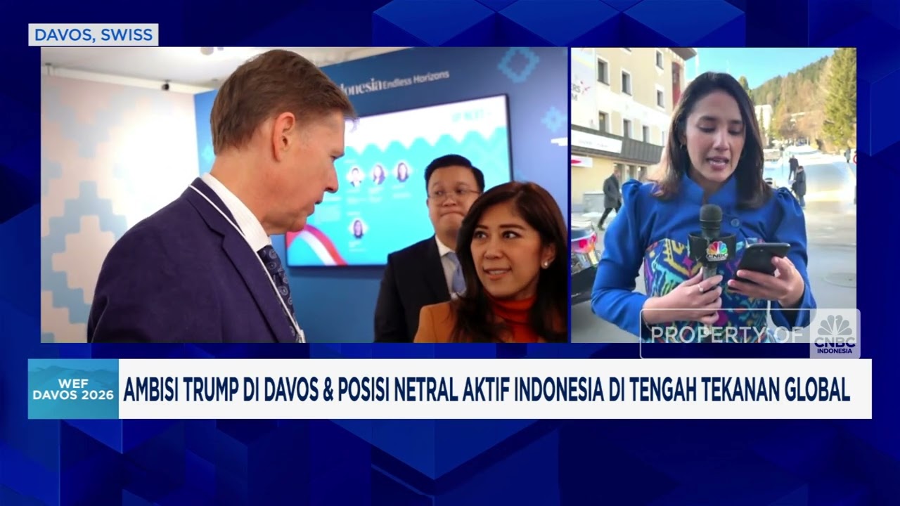 Davos Mulai Dipadati Sejumlah Pemimpin Dunia