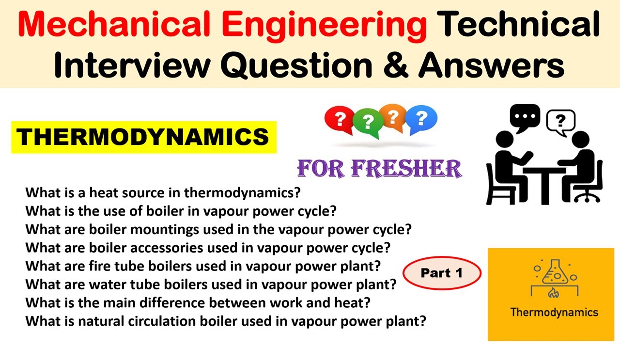 Mechanical Engineering Interview Question || Thermodynamics || Interview Preparation || Part 1 ||