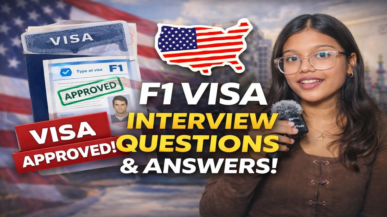 🎓 My F1 Visa Interview Questions & My Answers | Visa Approved in Under a Minute! USA