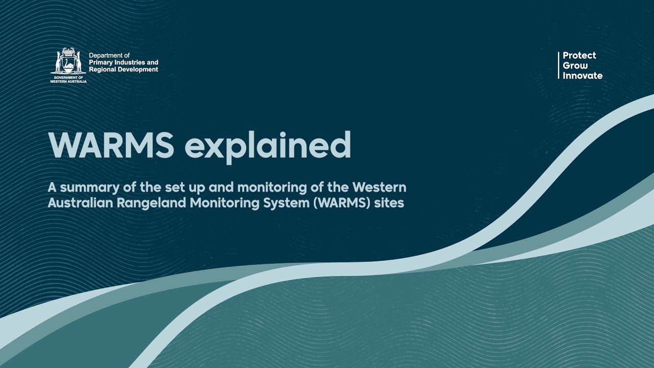 WARMS explainer | Department of Primary Industries and Regional Development