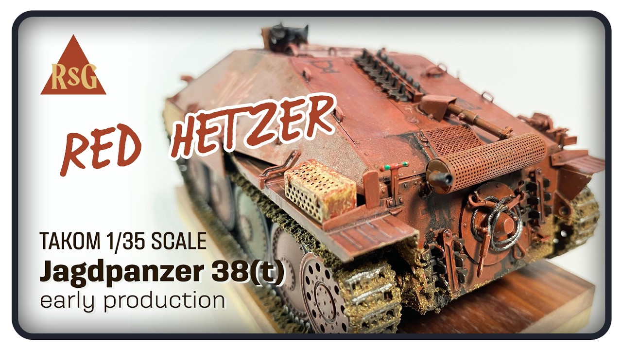 Jagdpanzer 38(t) Hetzer 1:35 scale TAKOM full build