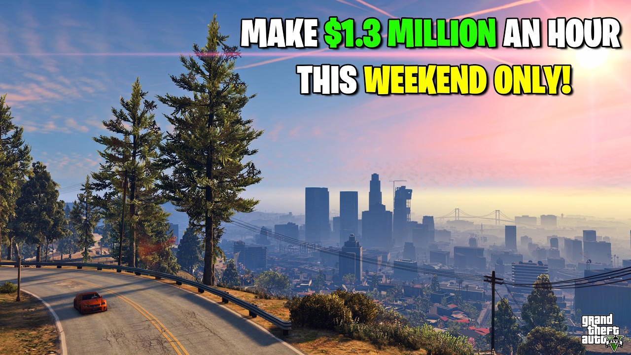 Как заработать 1,3 миллиона долларов в час в эти ВЫХОДНЫЕ в GTA Online