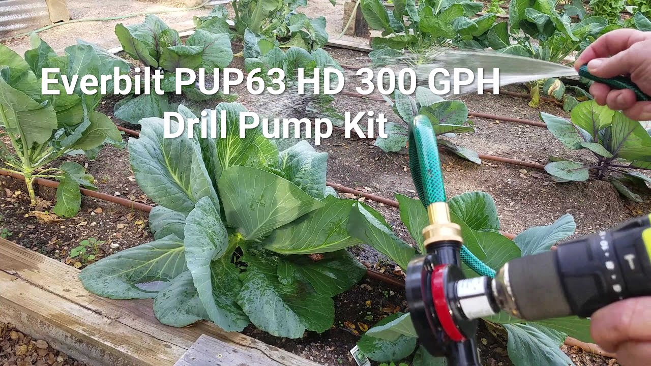Everbilt PUP63 HD 300 GPH Drill Pump Kit