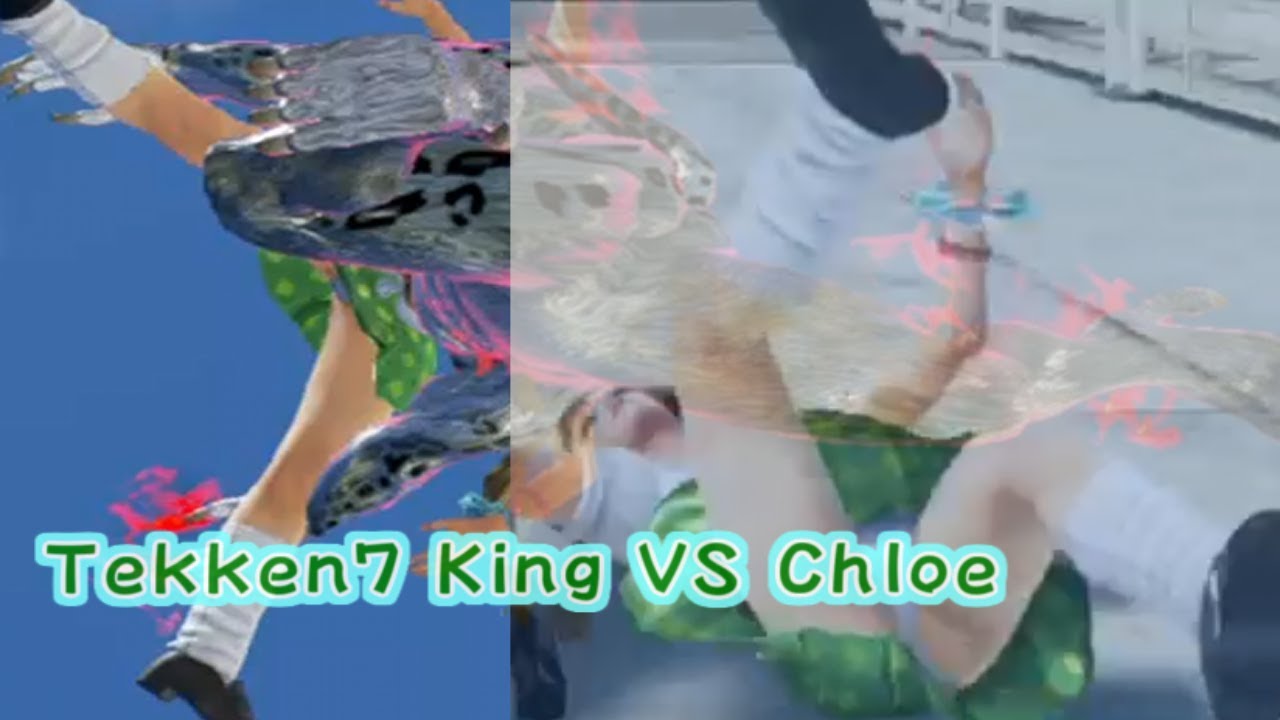 【パンモロ】Tekken7 Chloe (rhythmic cos) with King's Muscle Buster and Rage Arts /鉄拳7のクロエにキングのマッスルバスター