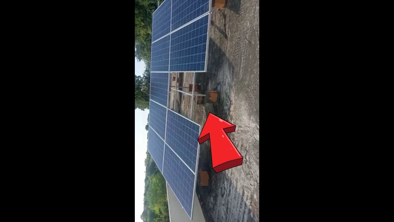 6kw solar system installed in roof top 