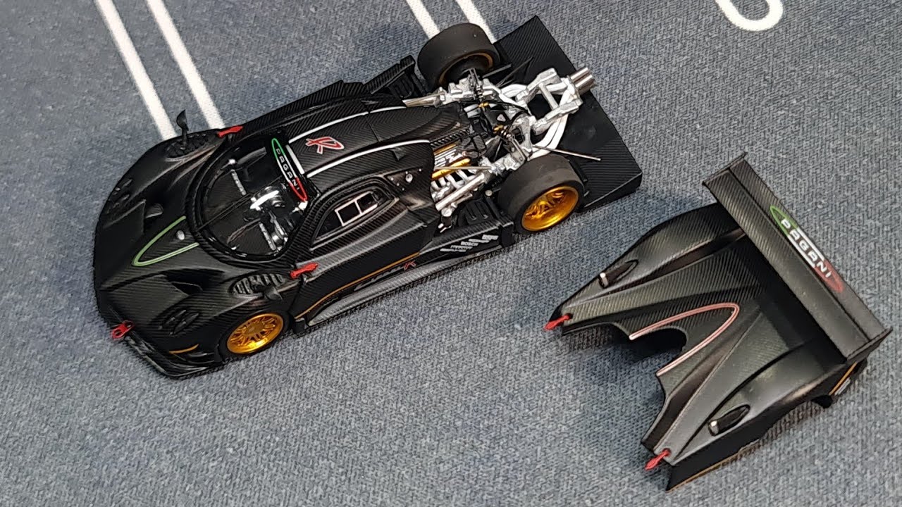 FirstLook Pagani Zonda R Matt Carbon Fiber by AR Box Almost Real HEC25
