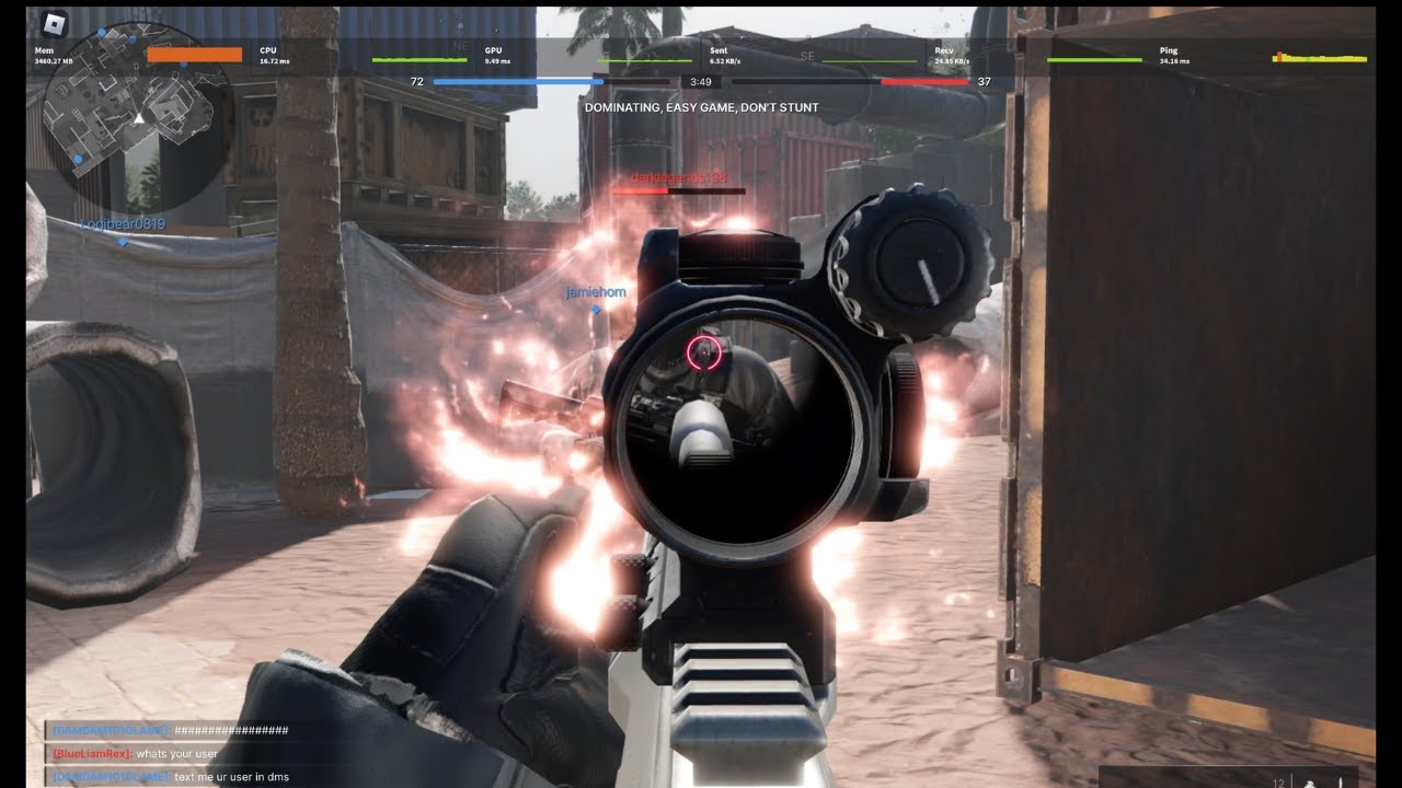 Roblox FRONTLINES With The Fix Sniper Rifle. Quick-scopings Technique. 45 Kills