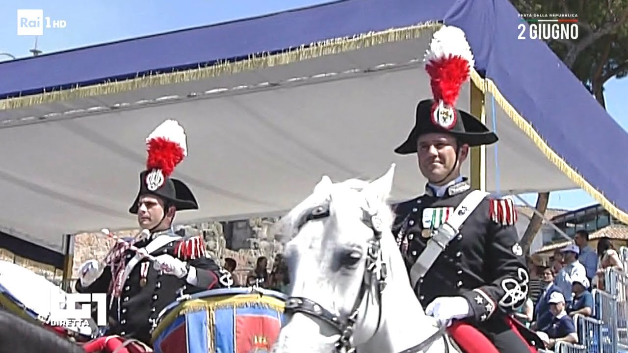 PARATA 2 GIUGNO 2017 CORAZZIERI SALUTO AL PRESIDENTE  FESTA DELLA REPUBBLICA
