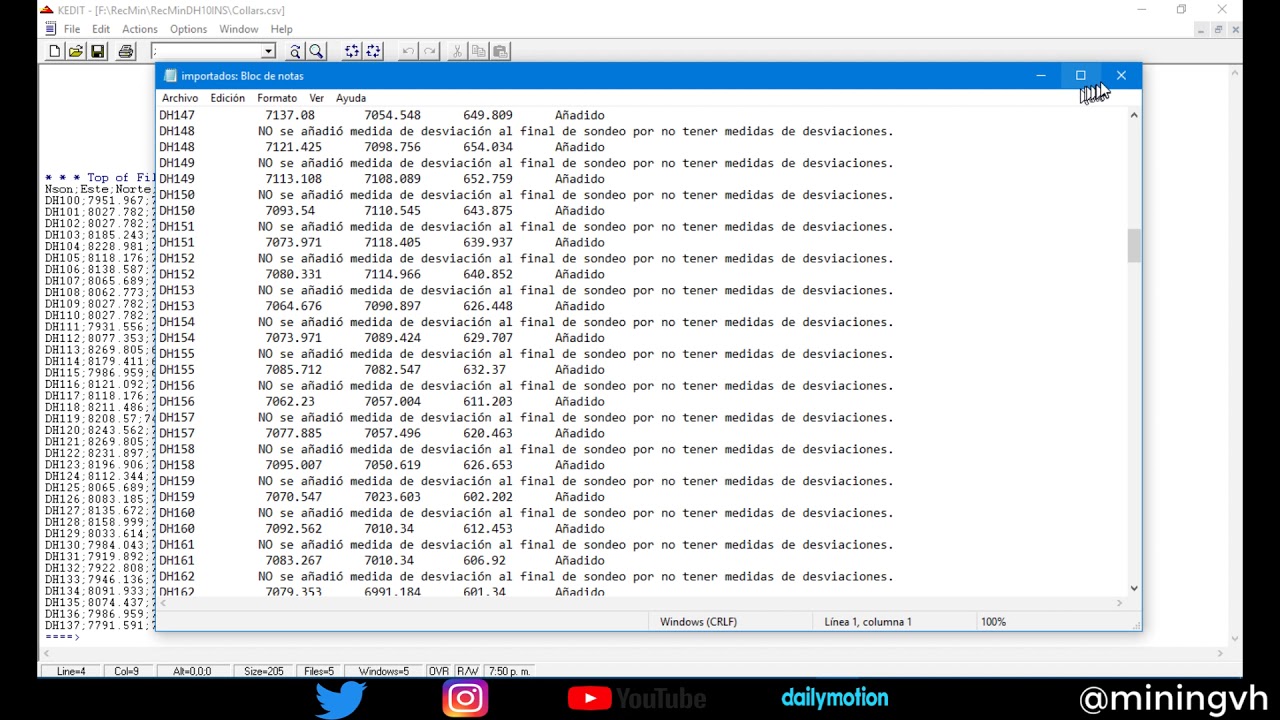 Importar Sondeos al Software Recmin