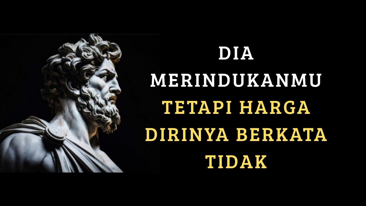 Dia memikirkanmu, tetapi harga dirinya menolak untuk mengatakannya | Stoikisme – ZenStoik
