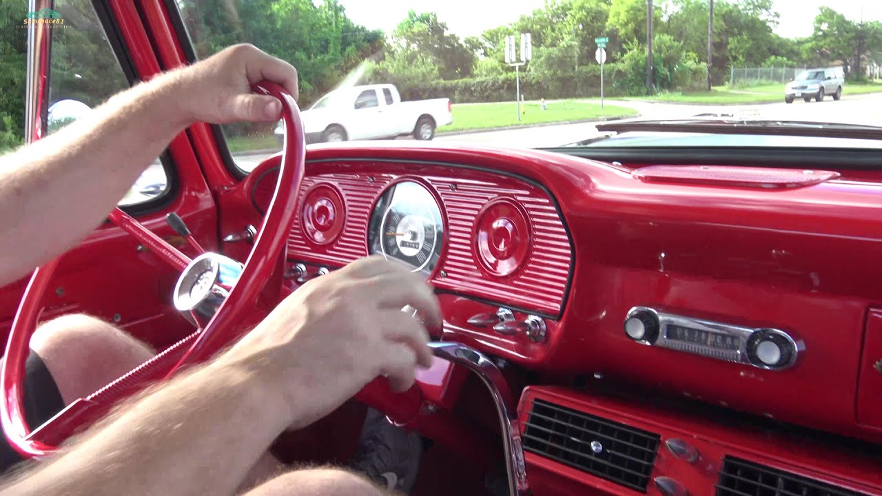 1963 Ford F100 bagged & supercharged custom pickup truck Josh Crown interview  test drive Samspace81