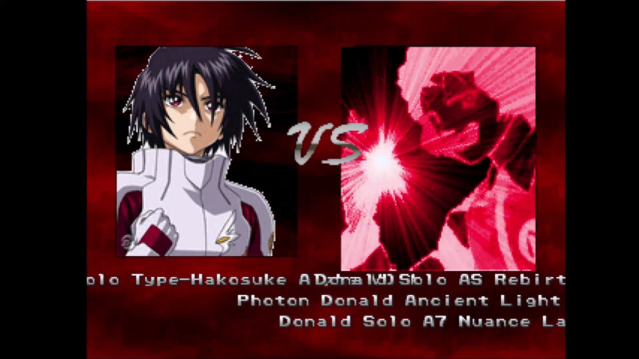 【MUGEN】Donald Solo Type-HvsDonald Solo as rebirth ＆Photon Donald ＆Donald Solo a7 Nuance Latest(全員1p)