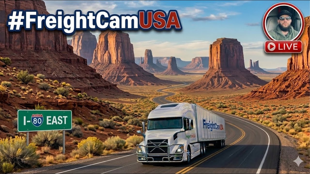 LIVE: 🇺🇸Trucking I-80 East from Salt Lake City Utah | Real Road POV