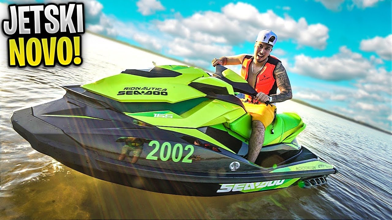 MINHA PRIMEIRA VEZ ANDANDO DE JETSKI !! *passei toda a emoção é um medo de ter jetski*