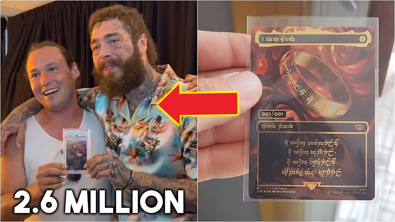 &laquo;Потрясающая покупка Post Malone: ​​1/1 &laquo;Кольцо Всевластия&raquo; продано за 2,6 миллиона долларов!&raquo;
