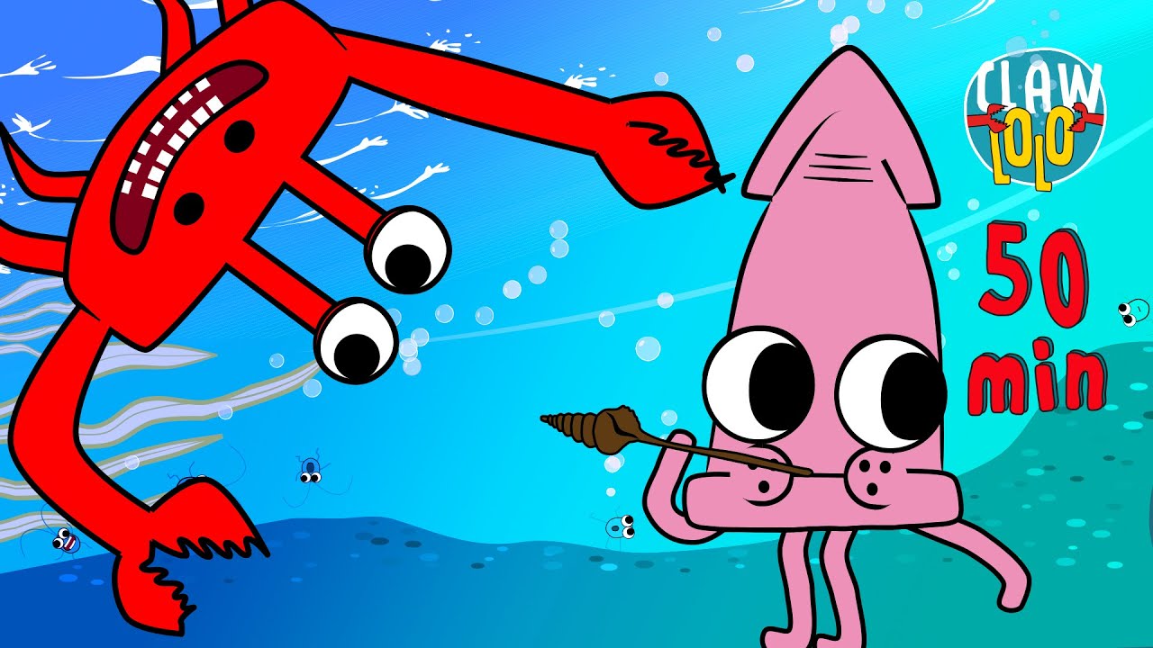 Every Episode so Far! 🐙 Clawlolo 🦑🎶 Songs for Kids 🎶🥳