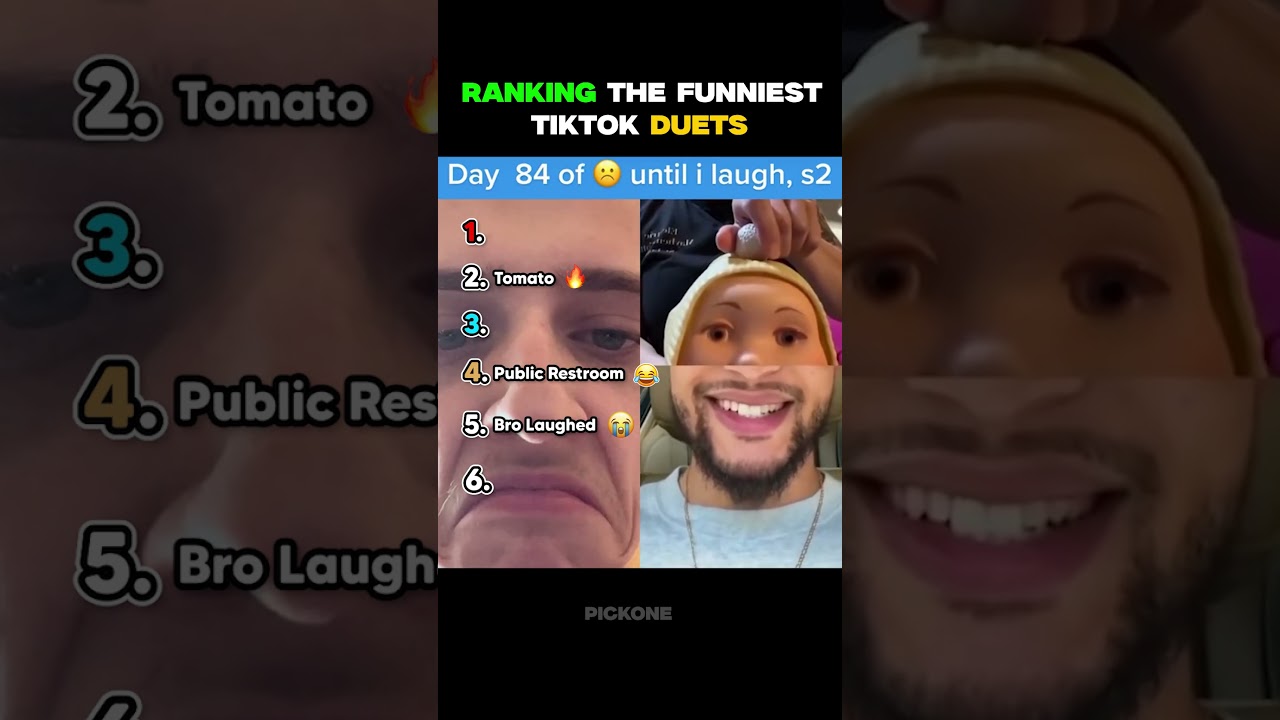 Ranking The Funniest TikTok Duets 😂 #ranking #memes