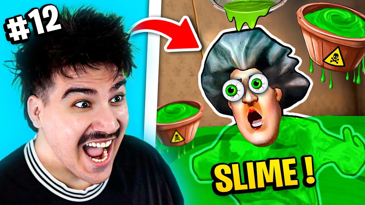 TROLEI A PROFESSORA DO MAL COM SLIME !! #12 ( Scary Teacher 3D )