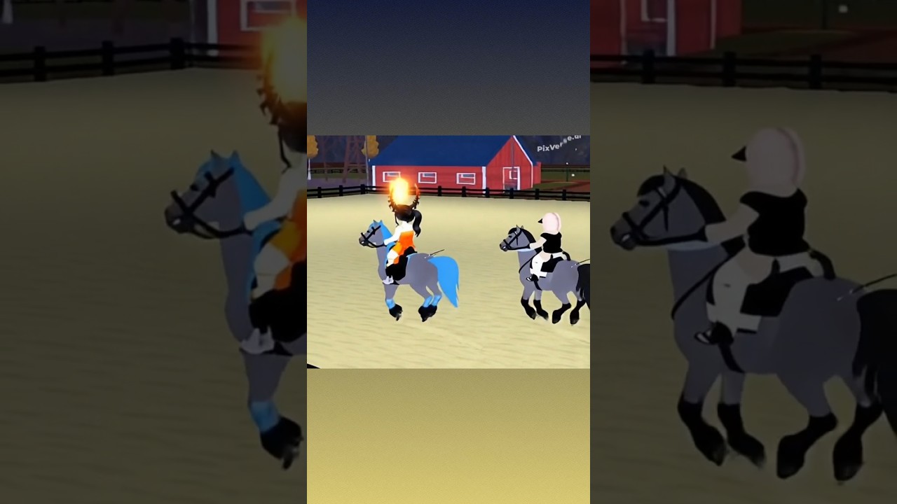 Horse Valley Roblox #roblox #horsevalley #equestrian #friesian #gallop #horseriding #sports