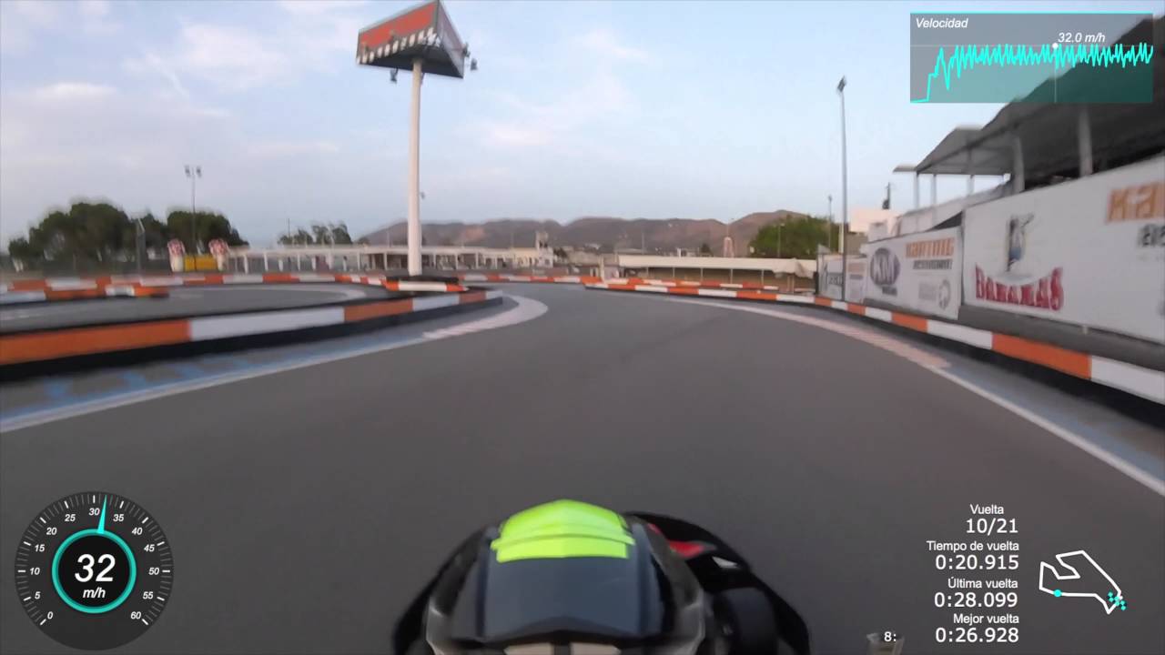 karting benidorm  telemetria datos kart